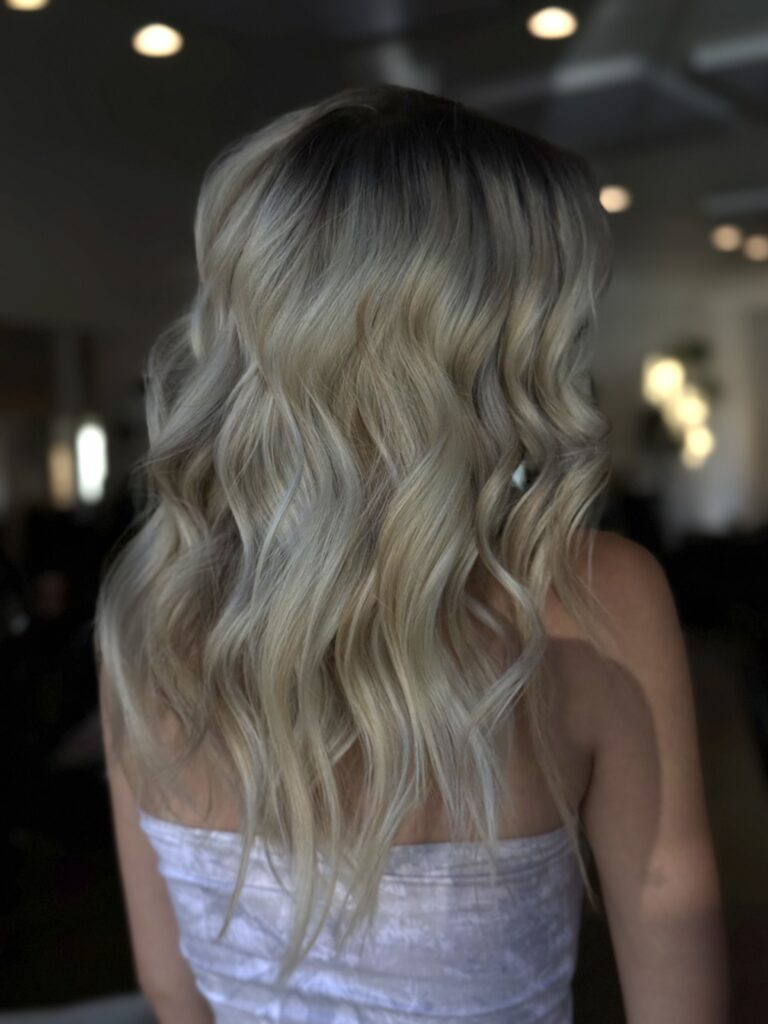 Blonde hair service picture