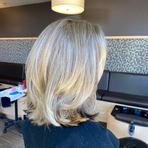 After blonding service Lake Oswego