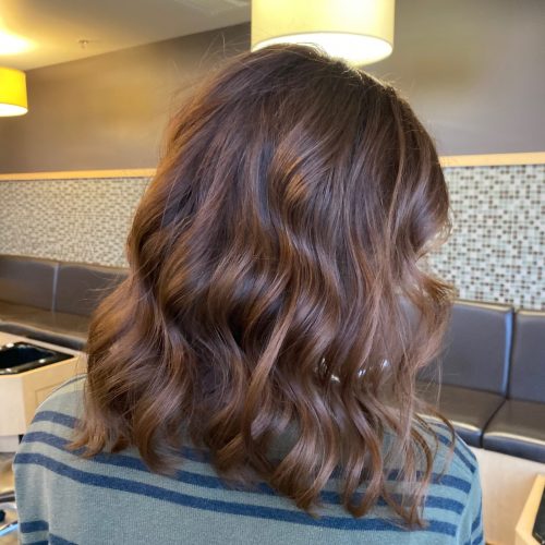 Brunette hair color service Lake Oswego
